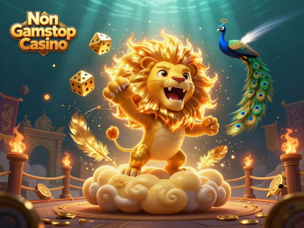 Experience exciting gameplay at Non Gamstop Casino with vibrant characters and dynamic casino elements.