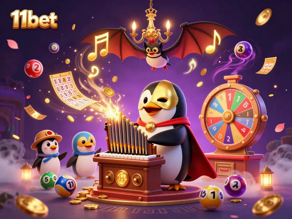 Experience thrilling action at 11bet with a vibrant casino scene featuring dynamic games and excitement.