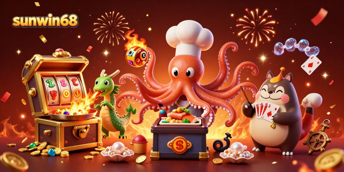 Experience the excitement at sunwin68 with unique game features and vibrant characters engaging in thrilling gameplay.