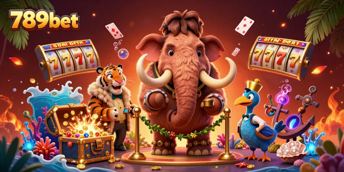Experience the vibrant action at 789bet's casino with vivid 3D characters and gaming elements.