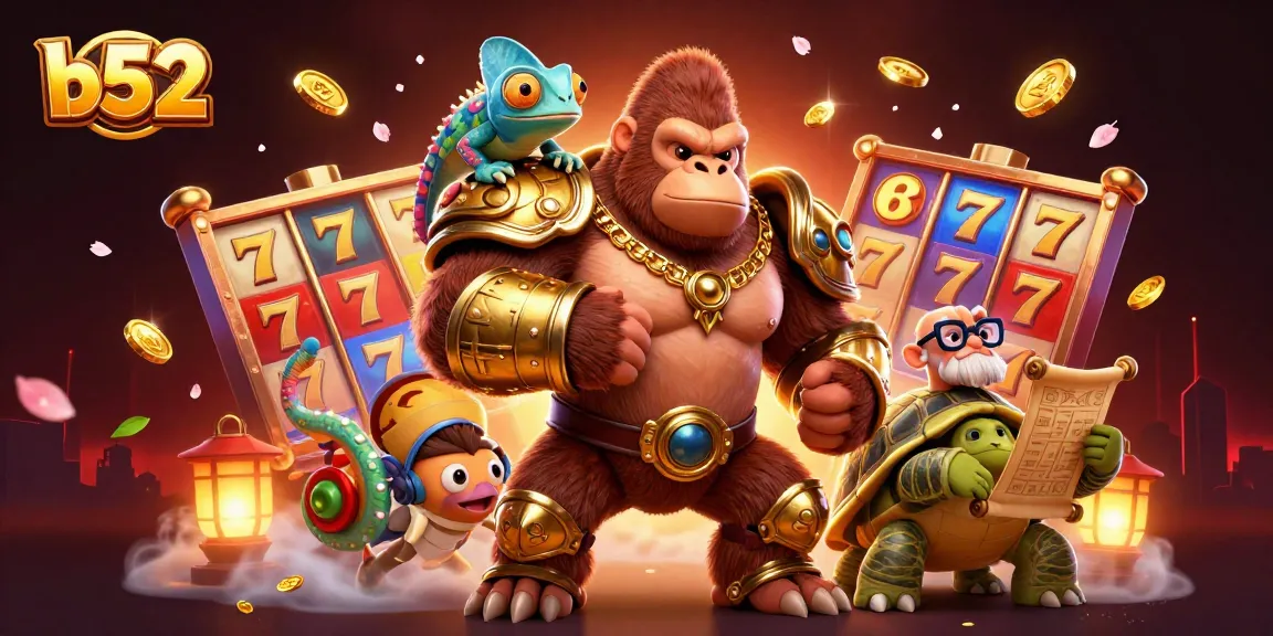Engage with b52's vibrant 3D casino world as characters unveil slot jackpots and thrilling prizes.
