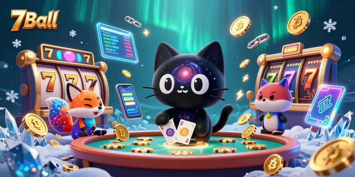 Experience thrilling slots and jackpots with 7Ball's cosmic casino adventure.