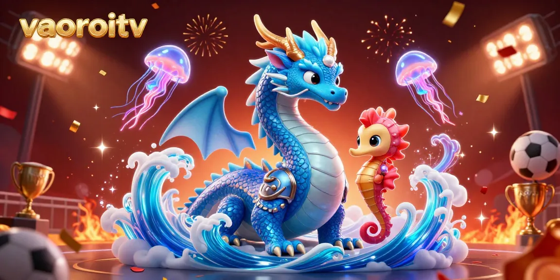 vaoroitv showcases a vibrant sports betting scene with energetic characters and dynamic elements.