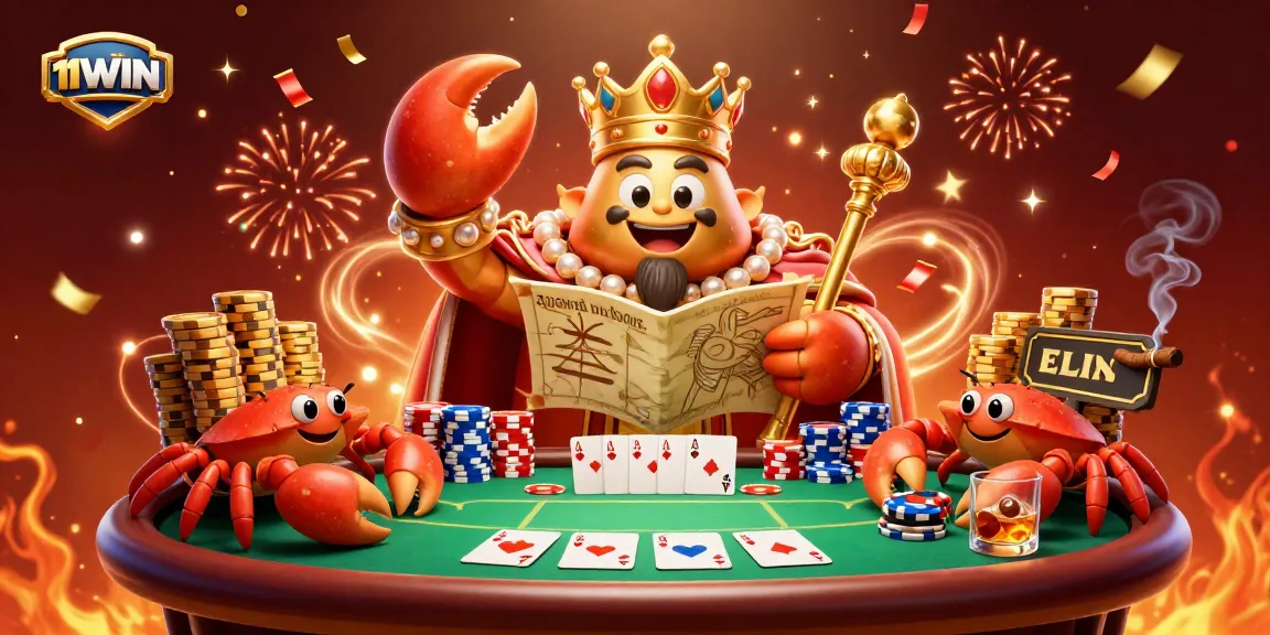 Unleash winning bets at 11WIN with a vibrant 3D carnival of poker excitement.